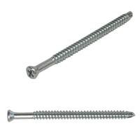 DWTTEKP158 #6 X 1-5/8" Drywall Self-Drilling Screw, Trim Head, Phillips Drive, Zinc